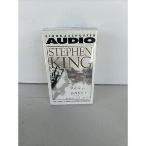 Stephen King Bag of Bones 16 Cassette Audiobook Sealed Read by Author